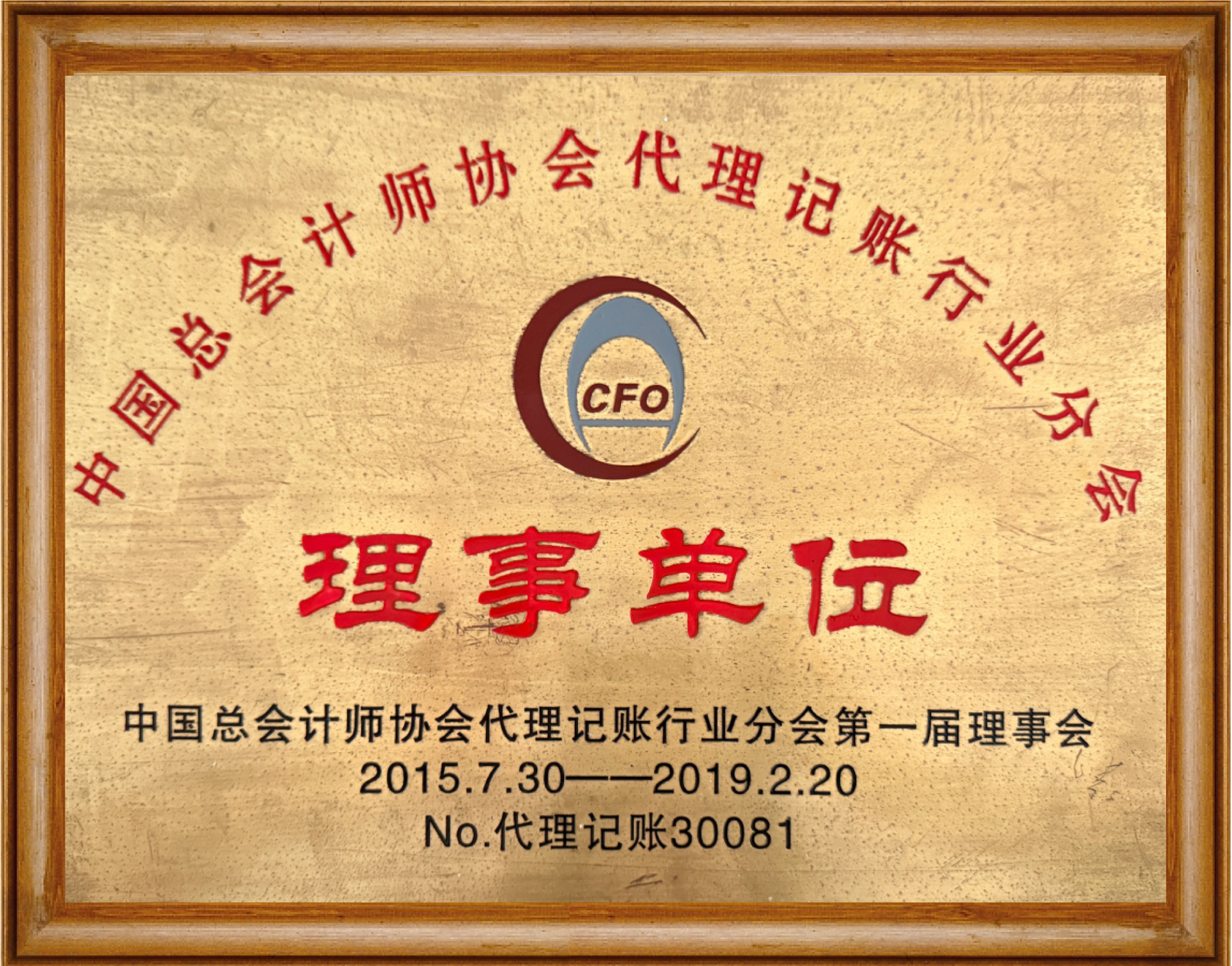 中国总会计师协会理事单位